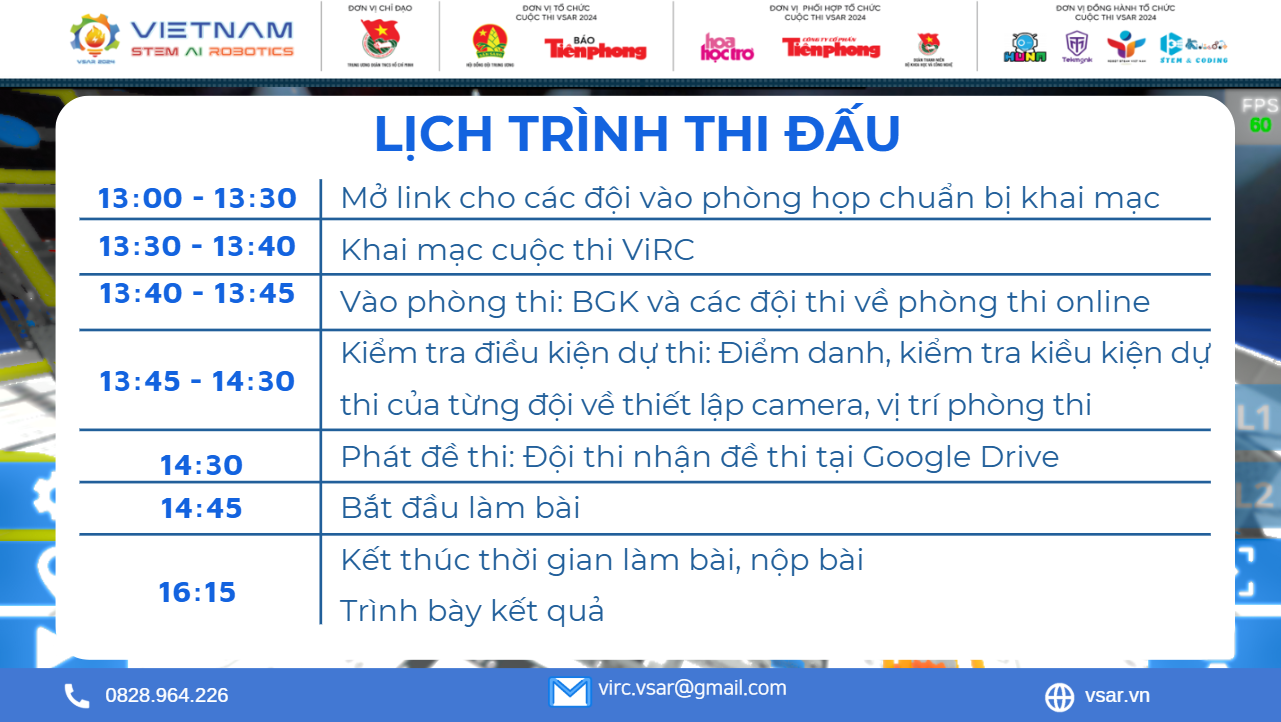 Lịch thi đấu vào Chung kết.