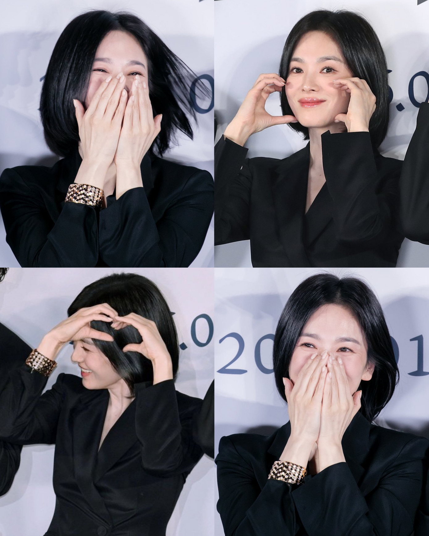 Song Hye Kyo rạng rỡ, tươi tắn tại họp báo.