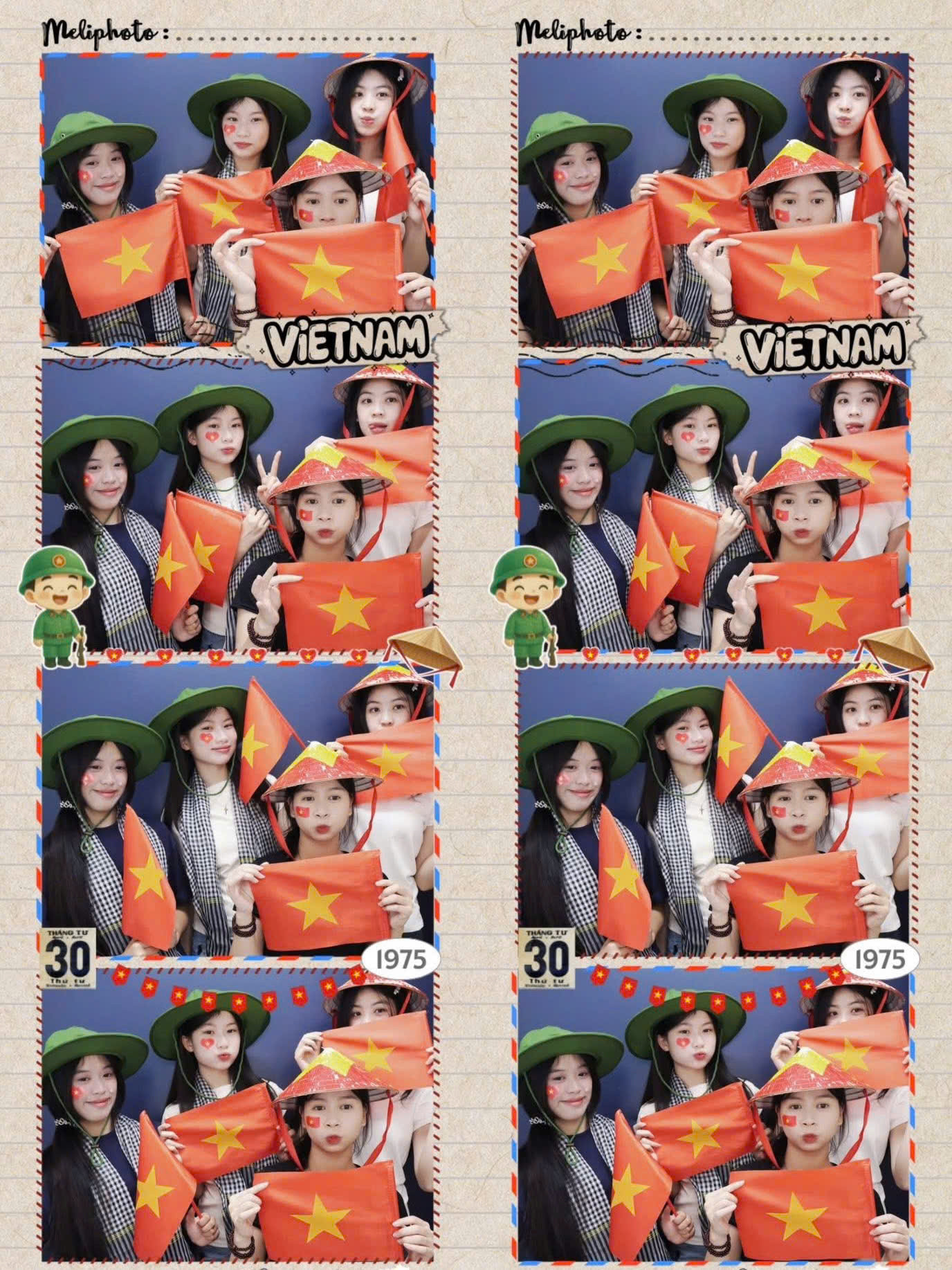 Mỗi bức hình không chỉ đẹp mà còn đong đầy ý nghĩa dịp Đại lễ 30/4. (Ảnh: Meliphoto, SnapLab, GiangBui Studio, Linh Linh Photobooth)