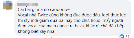 Vnet tin rằng JYP sẽ không "đem trứng cho ác" nếu không chắc chắn về khả năng xử lý bài hát của TWICE. Vnet tin rằng JYP sẽ không "đem trứng cho ác" nếu không chắc chắn về khả năng xử lý bài hát của TWICE.