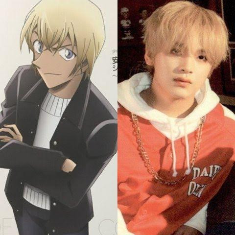 Fan cho rằng Haechan (NCT) có thể hóa thân thành Bourbon của Thám tử lừng danh Conan.
