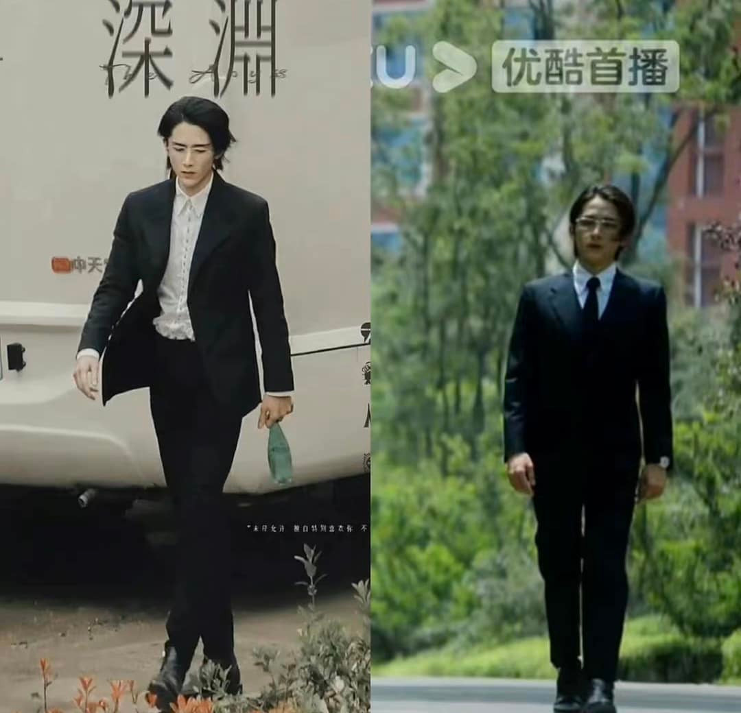 Cư dân mạng cho rằng ảnh hậu trường (bên trái) thậm chí còn có khí chất của Phí Độ và đẹp hơn khi lên phim (bên phải). - Ảnh: Cbiz Trà đào cam sả Cư dân mạng cho rằng ảnh hậu trường (bên trái) thậm chí còn có khí chất của Phí Độ và đẹp hơn khi lên phim (bên phải). - Ảnh: Cbiz Trà đào cam sả