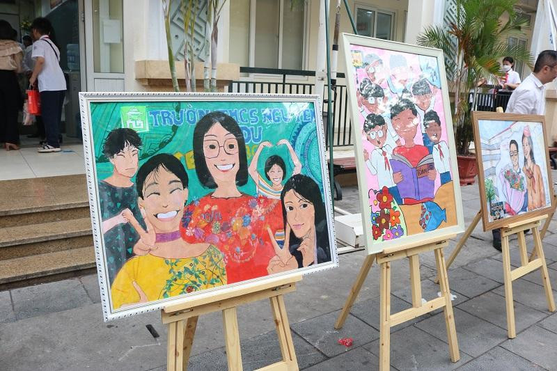 Những bức vẽ xuất sắc nhất được chọn ra trong cuộc thi &quot;Vẽ tranh hưởng ứng ngày 20/11&quot;.