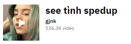 Số video sử dụng bản phối mới của See Tình đã vượt hơn 500K. Số video sử dụng bản phối mới của See Tình đã vượt hơn 500K.