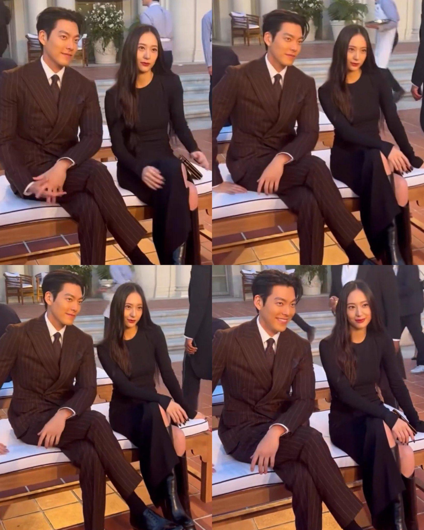 Gấp đôi visual, gấp đôi khí chất, gấp đôi quyền lực trong khoảnh khắc Kim Woo Bin, Krystal chung khung hình.
