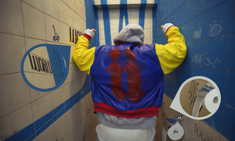 Các fan cho rằng các ký tự trên tường là ẩn ý chuyến lưu diễn toàn cầu từ G-Dragon.