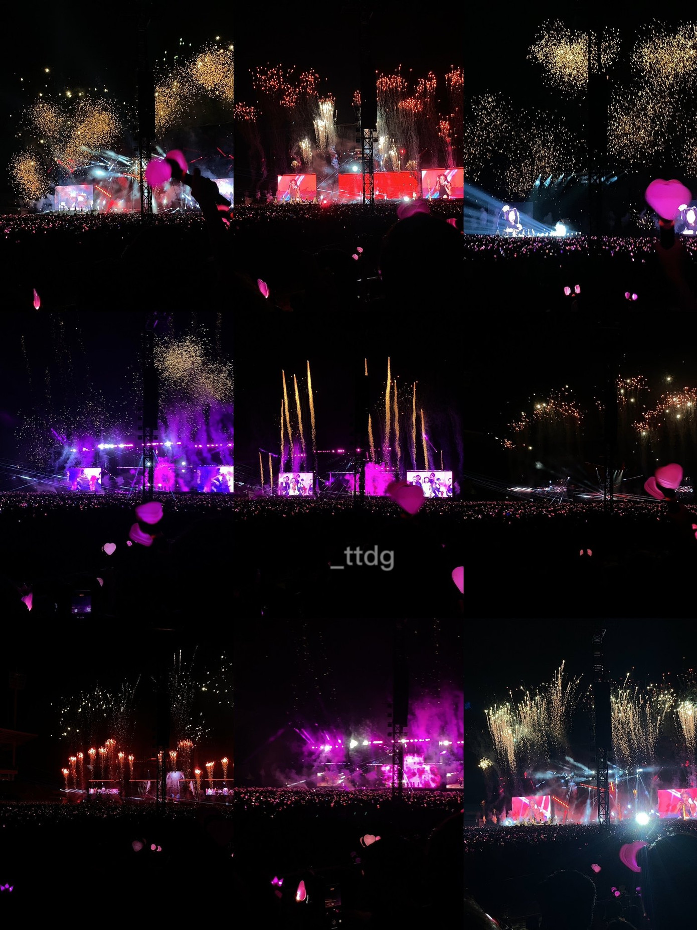 Fan quốc tế khen ngợi pháo hoa được chuẩn bị cho concert của BLACKPINK tại Hà Nội đẹp và hoành tráng hơn nhiều so với các quốc gia khác. - Ảnh: _ttdg