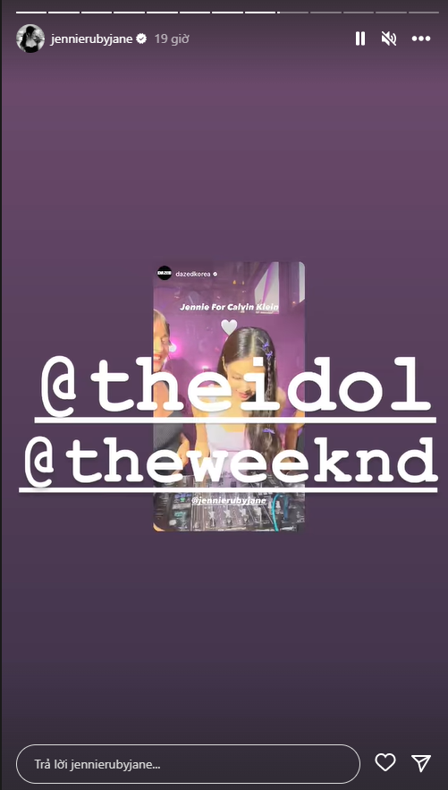 Jennie chia sẻ lại clip chứa bài hát mới từ DAZED Korea.