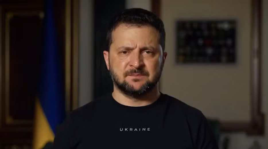 Tổng thống Ukraine Volodymir Zelensky. (Ảnh: AP)