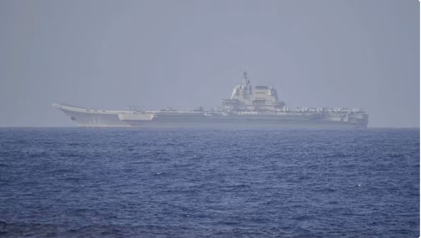 Tàu sân bay Sơn Đông của Trung Quốc. (Ảnh: Xinhua)