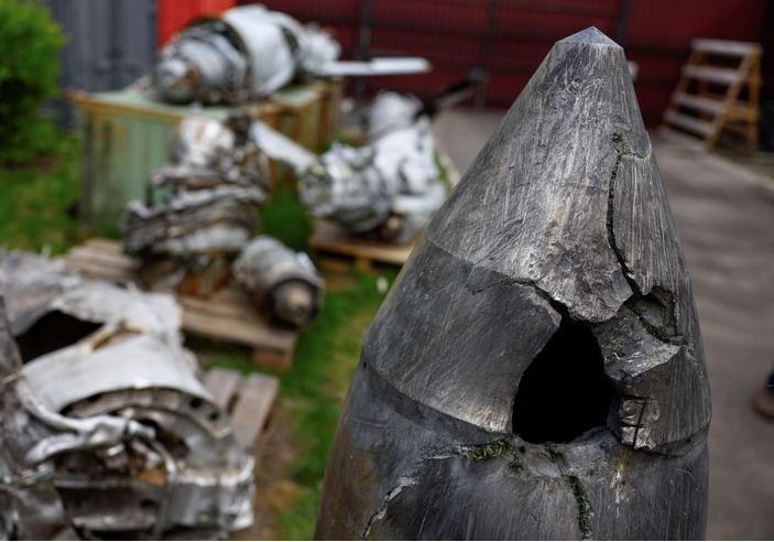 Đầu đạn tên lửa siêu thanh Kh-47 Kinzhal của Nga. (Ảnh: Reuters)