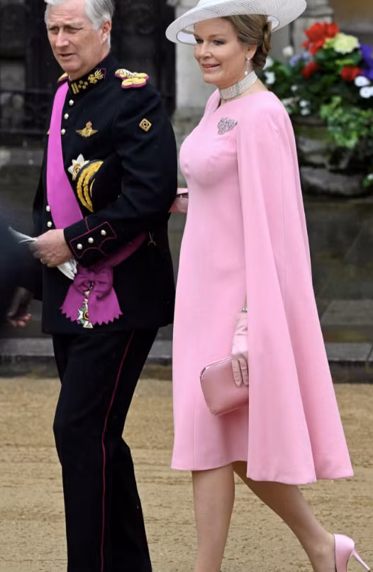 Nhà vua Philippe của Bỉ và Hoàng hậu Mathilde. (Ảnh: Daily Mail)
