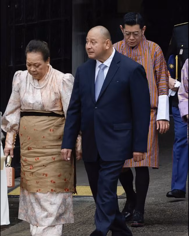 Vua Tupou VI của Tonga và Hoàng hậu. (Ảnh: Daily Mail)