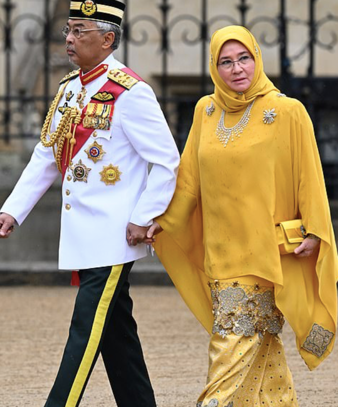 Quốc vương Malaysia và Hoàng hậu. (Ảnh: Daily Mail) Quốc vương Malaysia và Hoàng hậu. (Ảnh: Daily Mail)
