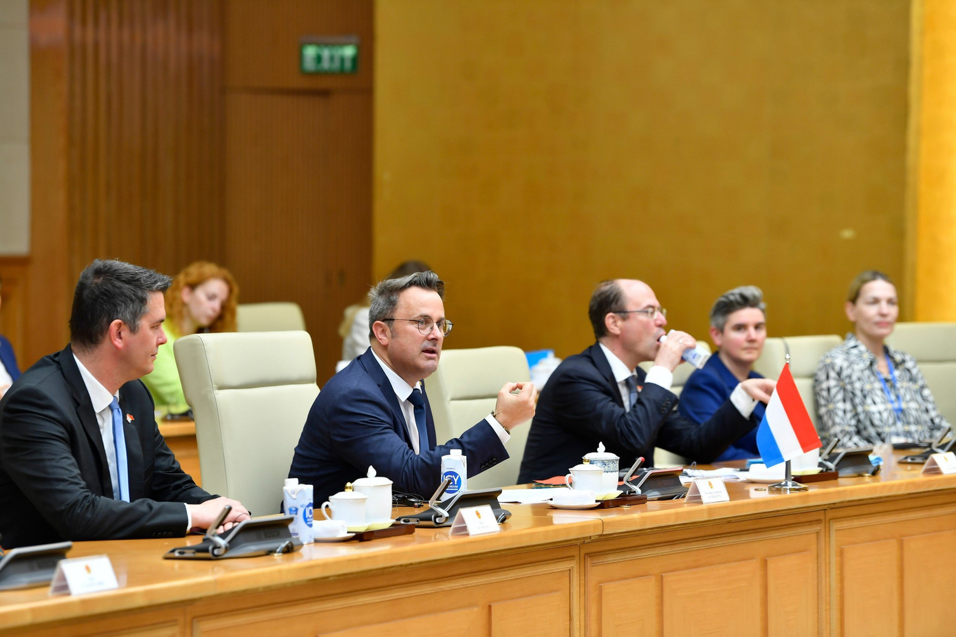 Thủ tướng Luxembourg Xavier Bettel đã có chuyến thăm Quảng Ninh trước khi có các hoạt động chính thức tại Hà Nội. (Ảnh: Như Ý)