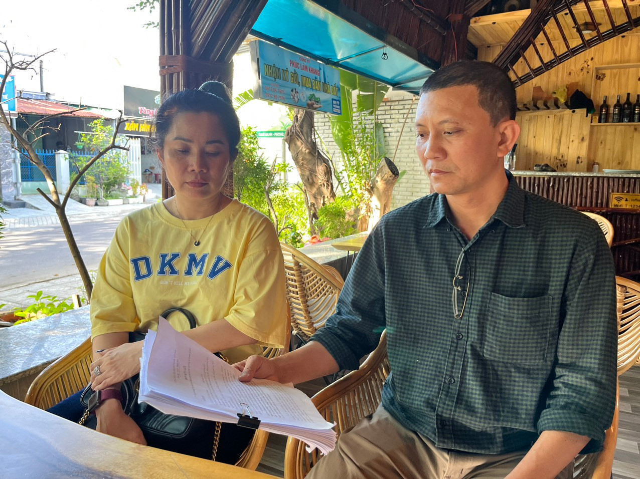 Tài khoản của vợ chồng bà Dương tại Sacombank bất ngờ "bốc hơi" gần 47 tỉ đồng. Ảnh: L.H.