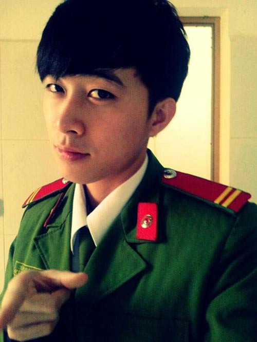 Thế Anh, sinh năm 1991, đang học trung cấp Cảnh sát nhân dân 1