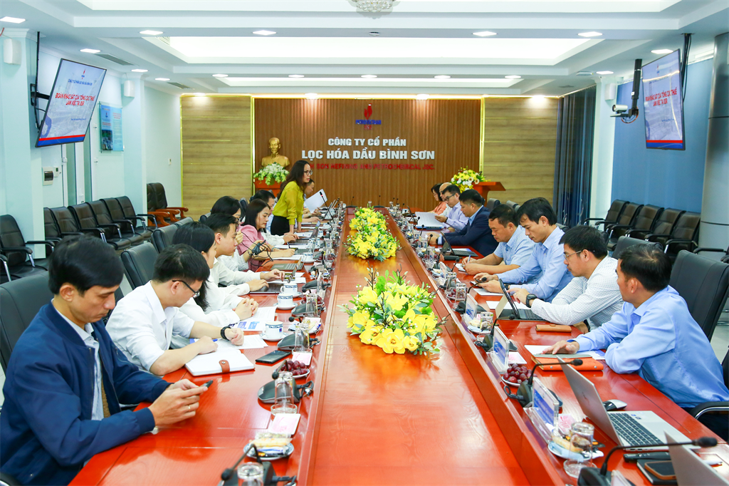 Đoàn khảo sát của Tổng cục Thuế làm việc với BSR.