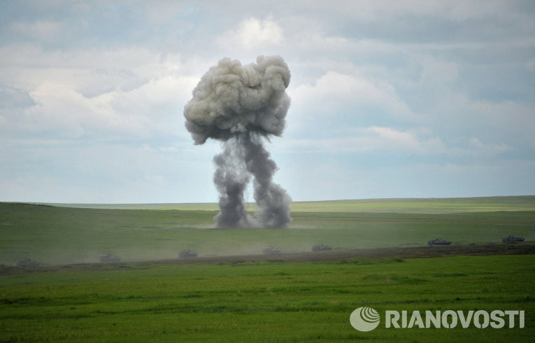 Đòn tấn công của đơn vị xe tăng