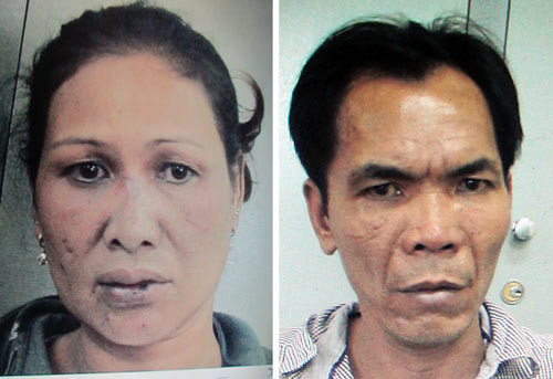 Chung Lan Thảo - Trần Văn Hoan - ảnh: cơ quan điều tra cung cấp