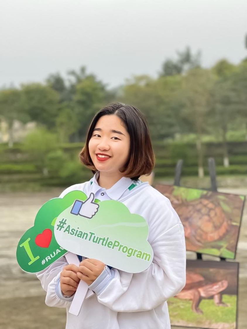 Khi lựa chọn ngành học, cô mong muốn được bảo tồn các loài “Động vật hoang dã” kết hợp với những trải nghiệm thực tế riêng của bản thân mình.