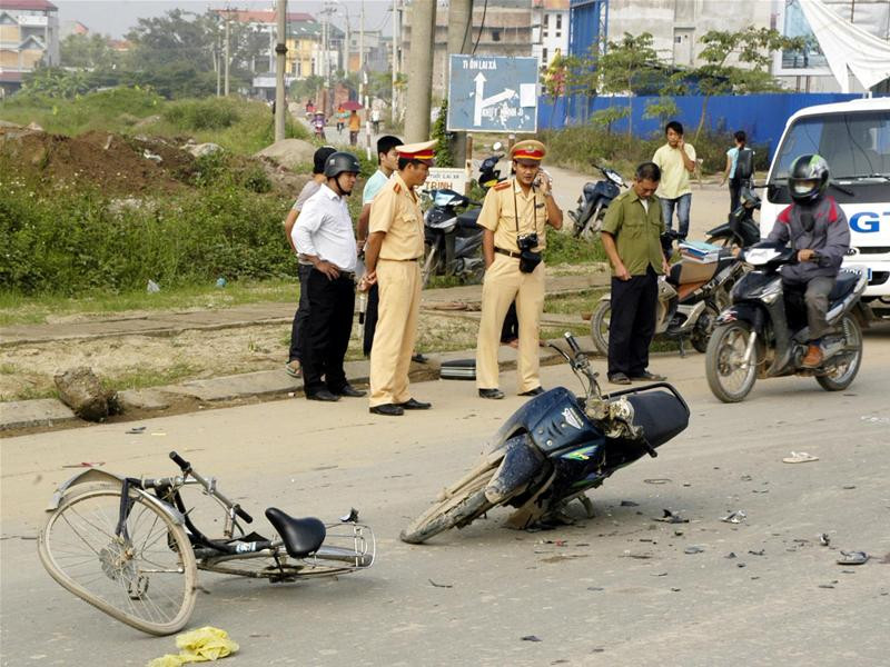 Hiện trường vụ tai nạn