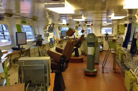 Tàu sân bay Gorshkov đã được thiết kế thay mới toàn bộ từ A-Z, gần như chỉ có phần vỏ tàu được giữ nguyên. Trong ảnh là nội thất hiện đại của tháp chỉ huy tàu sân bay INS Vikramaditya