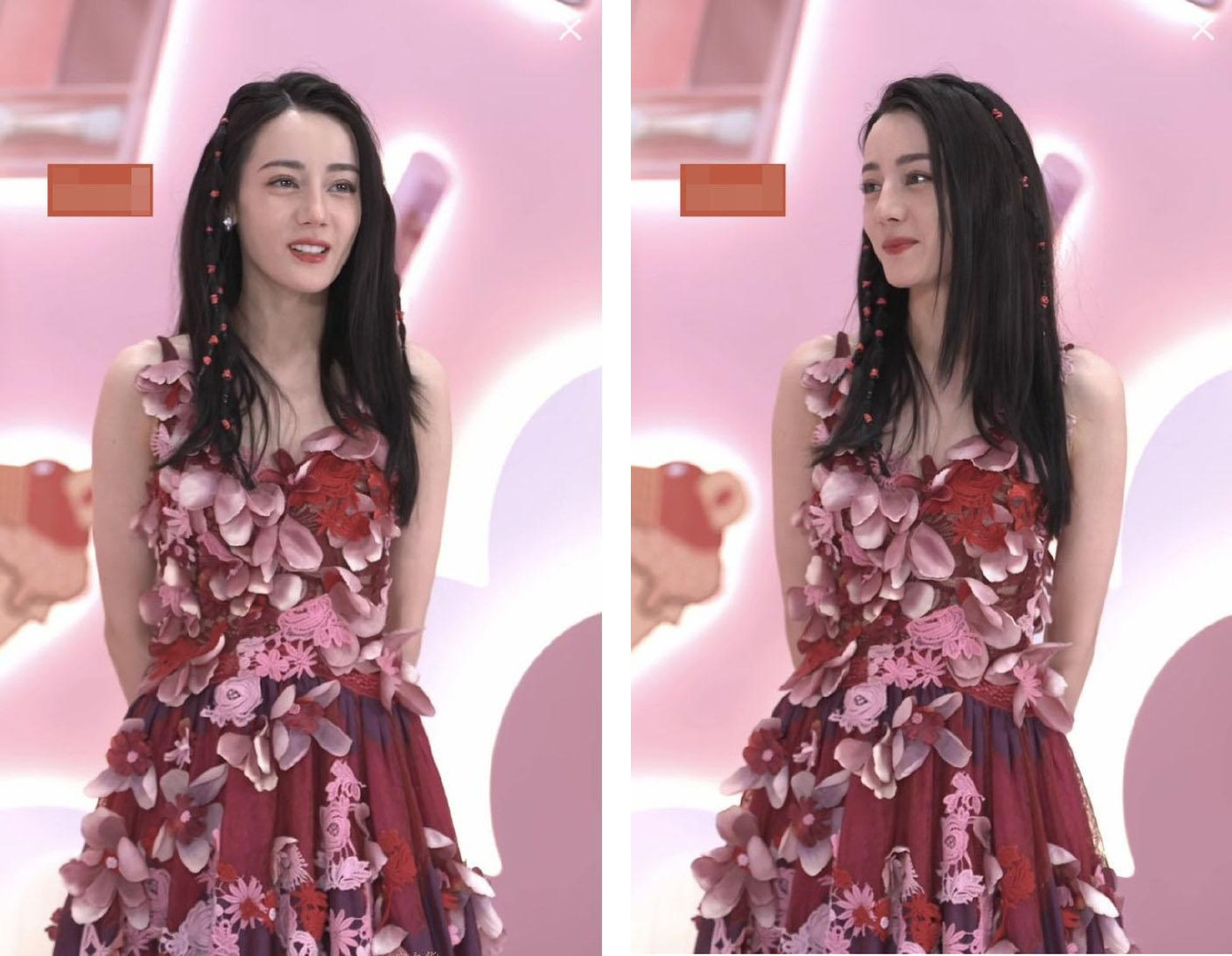 Tạo hình ngọt ngào được nàng &quot;Phượng Cửu&quot; chọn để tham gia buổi ra mắt sản phẩm son môi. Ảnh chụp thật tại sự kiện dù kém chất lượng hơn ảnh qua chỉnh sửa. Tuy nhiên, điều đó không &quot;dìm&quot; được sắc vóc hàng đầu C-biz của Nhiệt Ba.