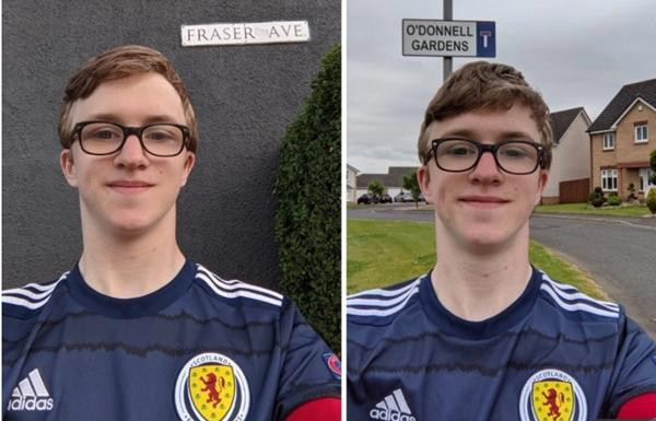 David muốn thể hiện tình yêu với đội nhà. Ảnh: The Scottish Sun.