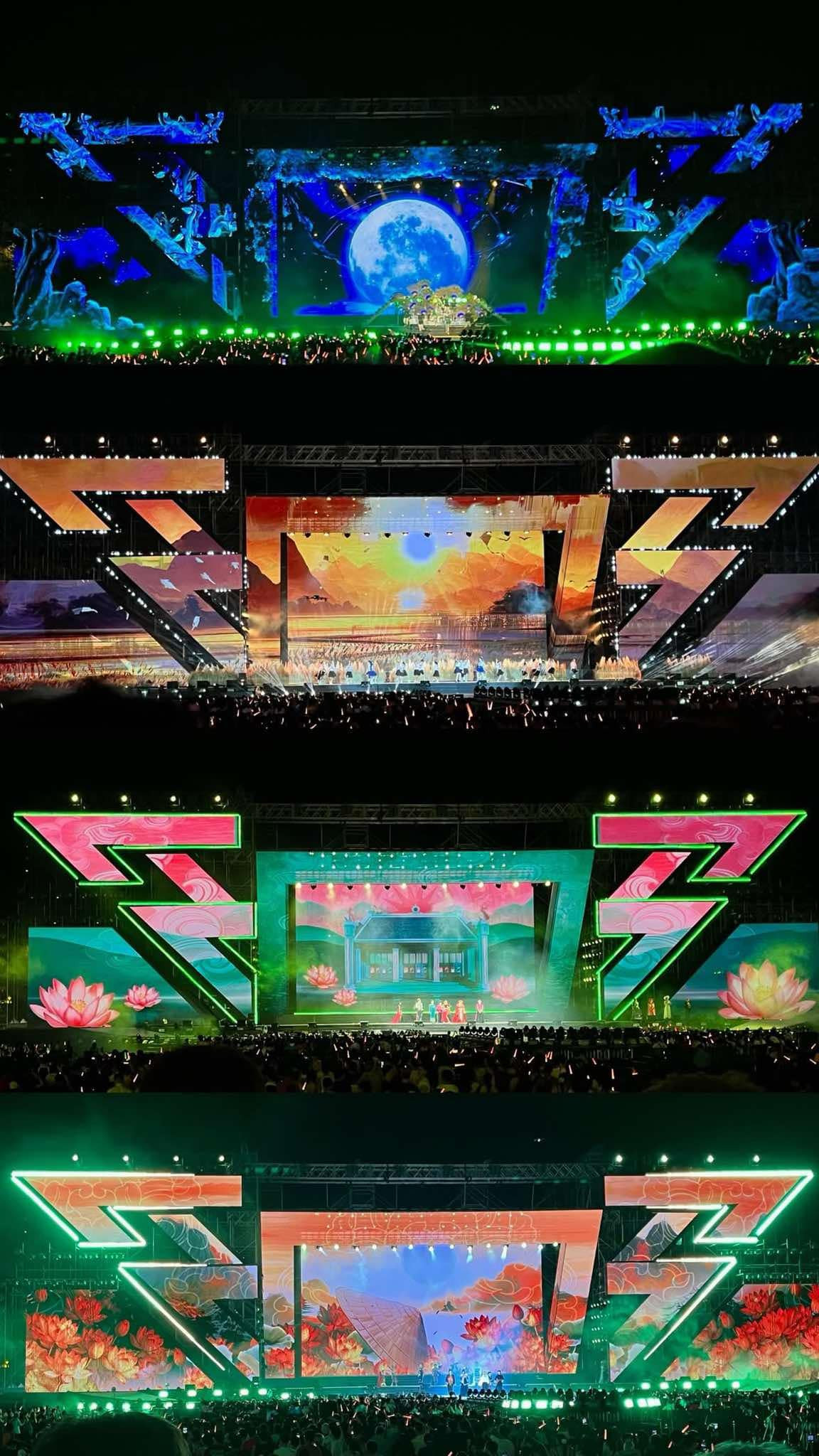 Sân khấu của Chị Đẹp Concert khiến khán giả không ngừng "WOW". Nguồn: Enterspacevn.