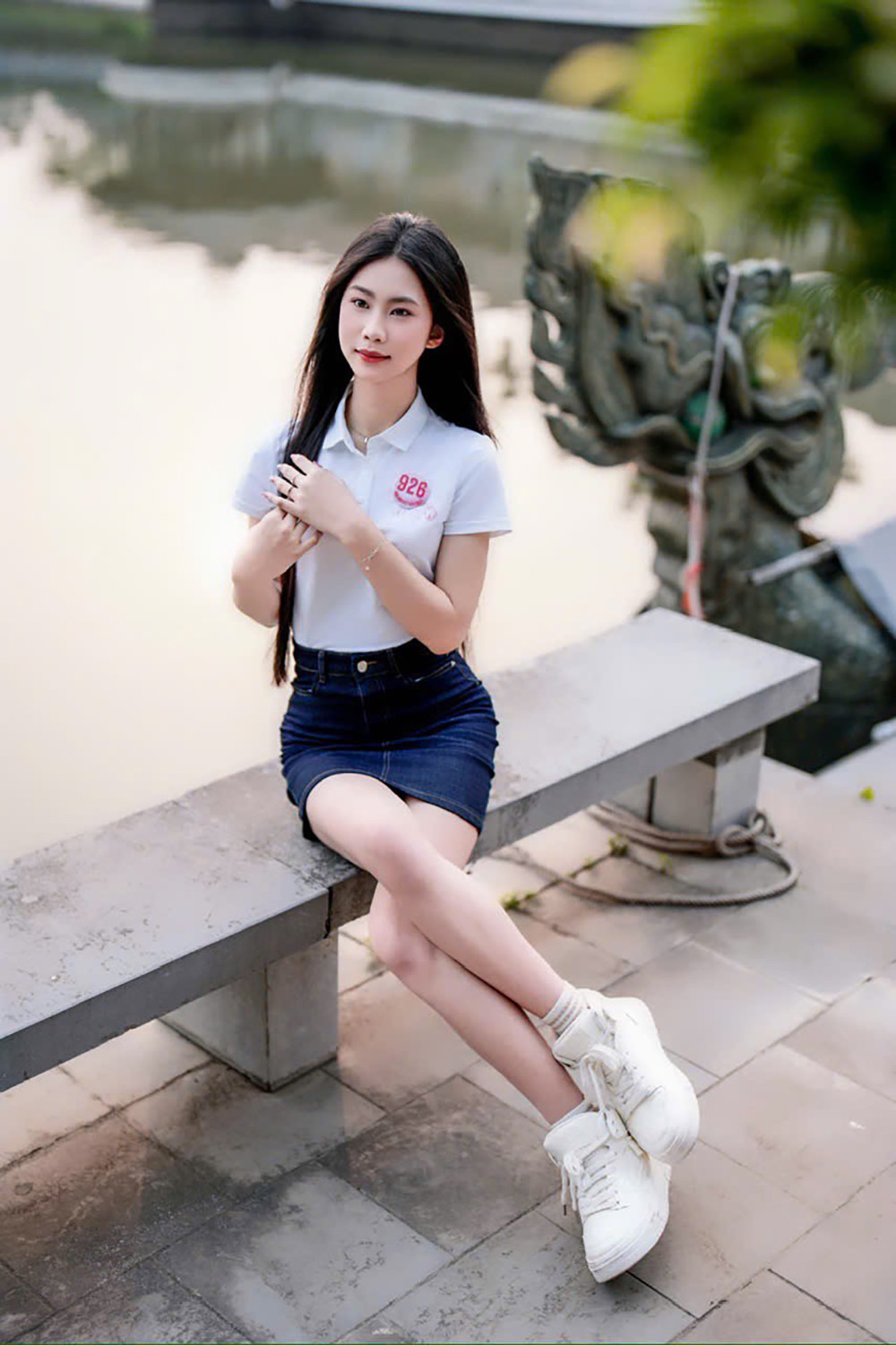 Thu Hằng cho biết lý do lớn nhất cô tham gia cuộc thi Hoa hậu Việt Nam 2024 là muốn nhờ sức ảnh hưởng và lan tỏa của cuộc thi để thực hiện dự án nhân ái mình đang theo đuổi.