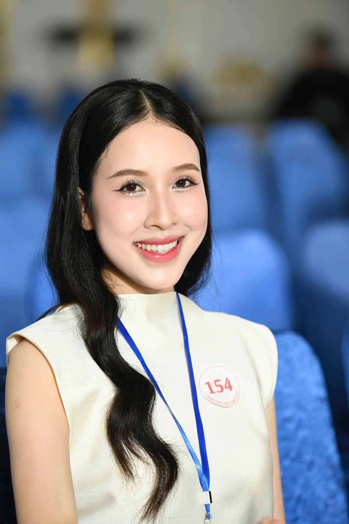 Thu Trang nói ở vòng nhân trắc học, số đo của cô không thay đổi quá nhiều so với khi tự đo ở nhà.