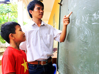 Thầy Việt ở đảo Song Tử Tây 