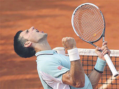 Djokovic và cơ hội hoàn tất bộ sưu tập grand slam. ảnh: AP