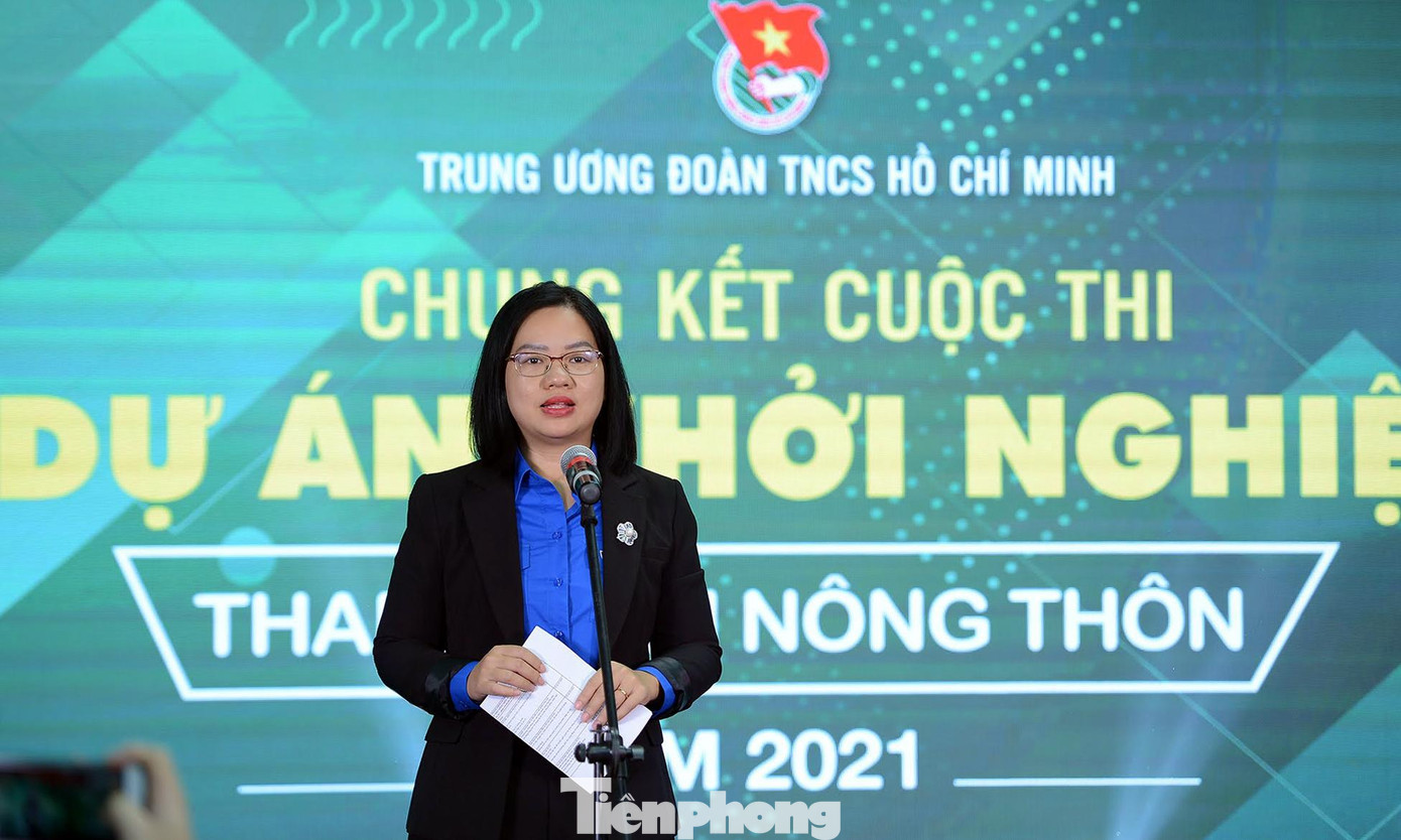 Chị Nguyễn Thị Thu Vân phát biểu tại chương trình. Ảnh: Xuân Tùng Chị Nguyễn Thị Thu Vân phát biểu tại chương trình. Ảnh: Xuân Tùng