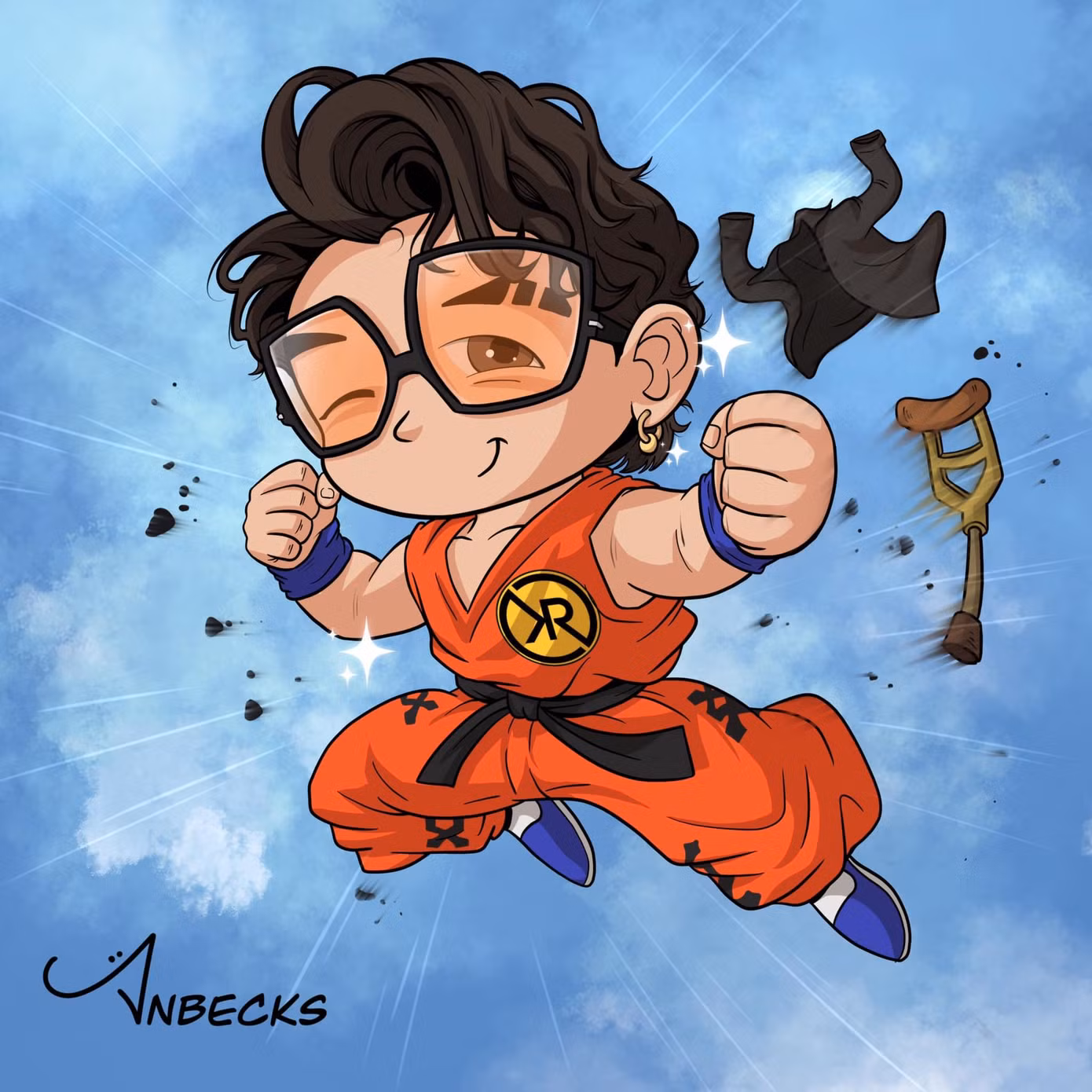 Anbecks vẽ rapper Karik