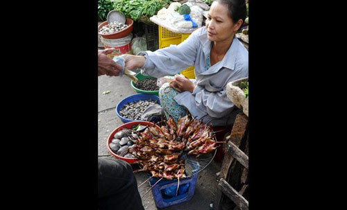 Một kg thịt chuột có giá khoảng 100.000 VNĐ