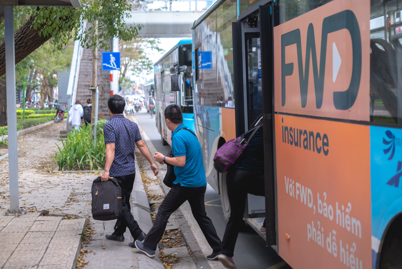 Hành khách chỉ cần đợi khoảng 7-8 phút là đã có tuyến buýt phù hợp với bản thân.