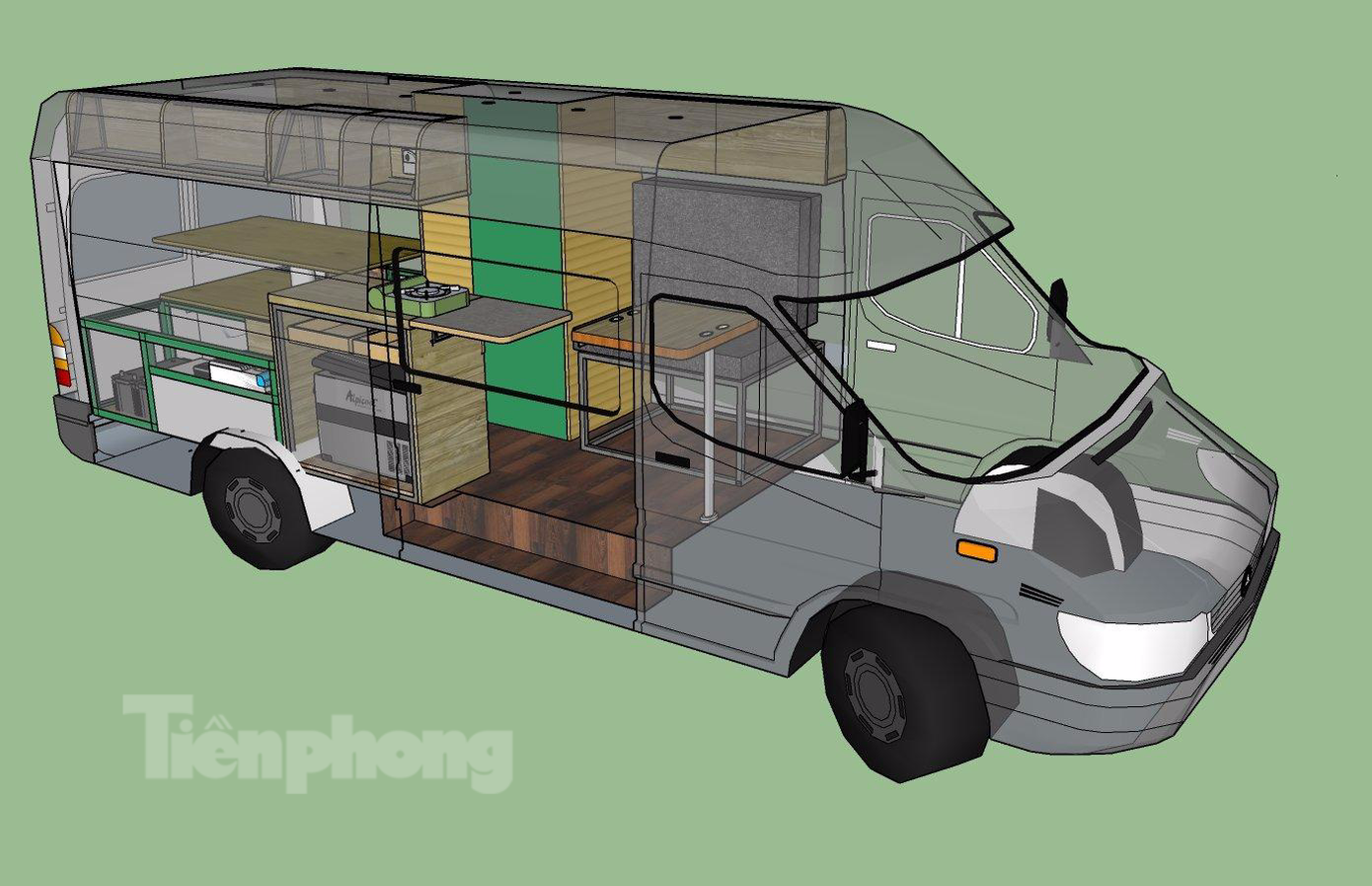 Ý tưởng mô hình ban đầu được anh Khải xây dựng. Ý tưởng mô hình ban đầu được anh Khải xây dựng.