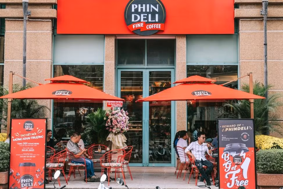 Chuỗi cà phê PhinDeli của Nova Service vẫn đang hoạt động bình thường.