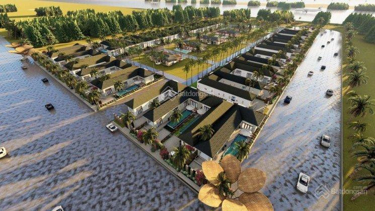 Phối cảnh của khu đất được quảng cáo là Khu nhà ở sinh thái Đất Đỏ thuộc xã Láng Dài do Công ty TNHH Thương mại Đầu tư Xây dựng Đại Phú Nam là đơn vị phát triển.