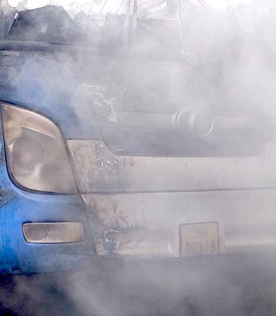 Chiếc xe mang biển số tỉnh Thanh Hóa.