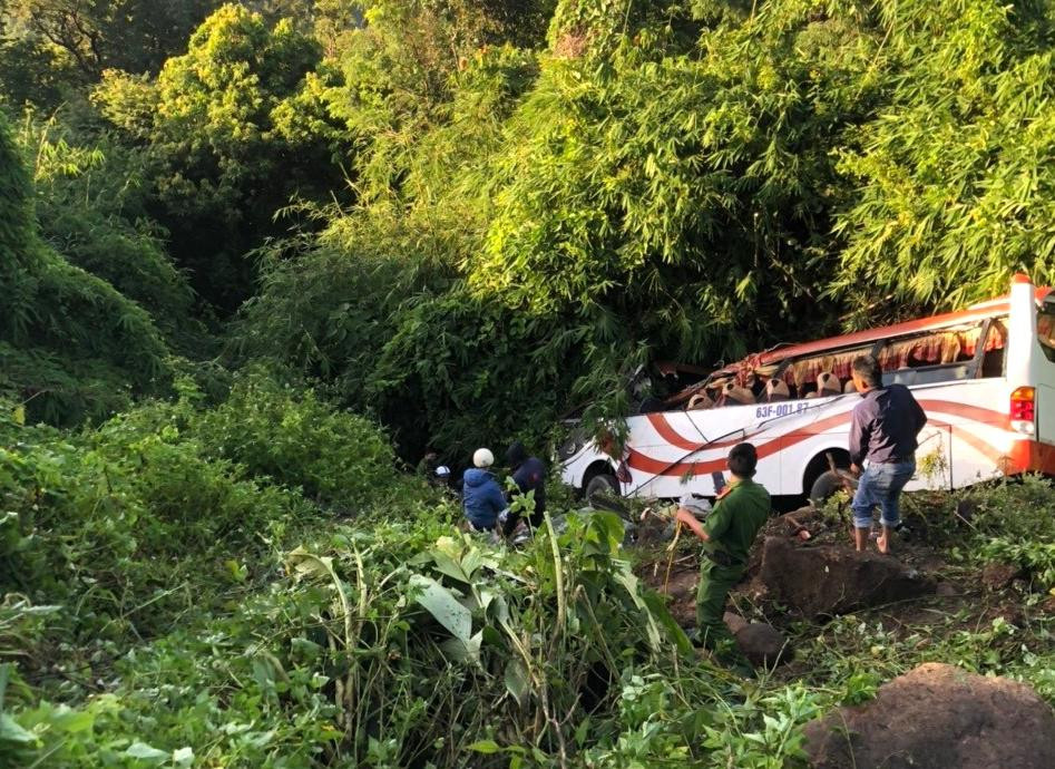 Hiện trường vụ tai nạn.