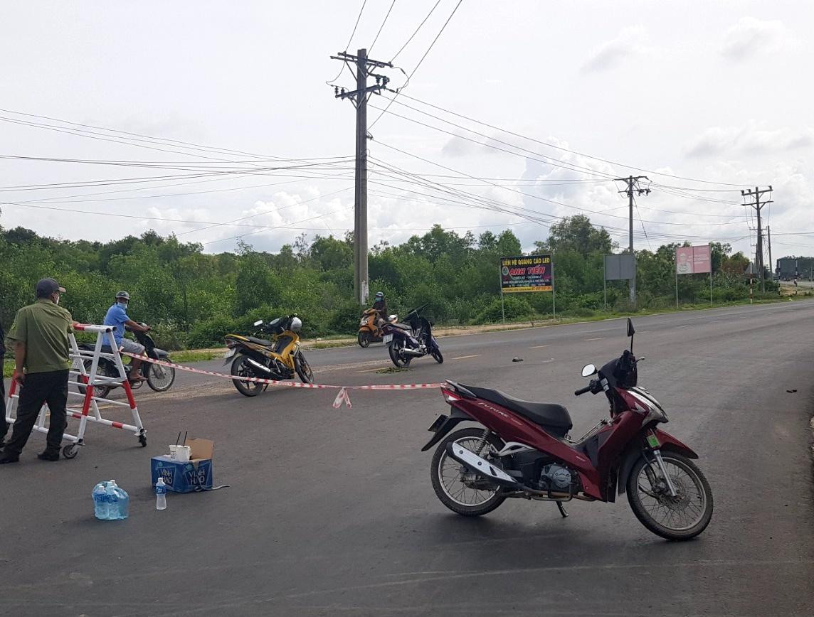 Hiện trường nơi anh Xuyên bị chém, gây tử vong.