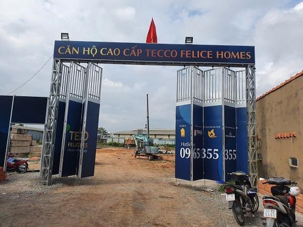 Dự án Tecco Felice Homes chưa xây dựng gì. Dự án Tecco Felice Homes chưa xây dựng gì.