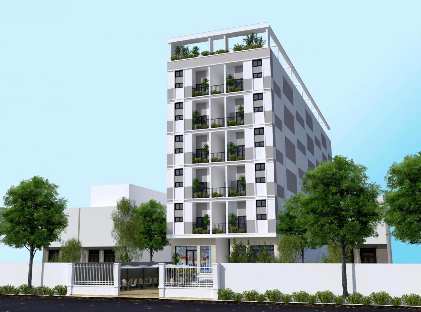 Phối cảnh dự án chung cư Family Home mà Công ty House Land quảng cáo với khách hàng.