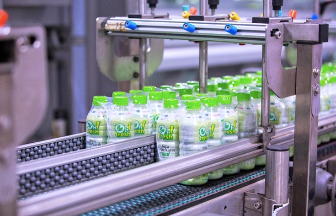 Một dây chuyền sản xuất đồ uống của Vibev.