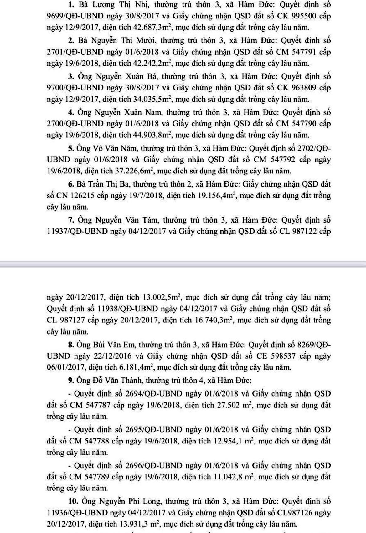 10 trường hợp ở Bình Thuận không được chuyển nhượng đất đai.