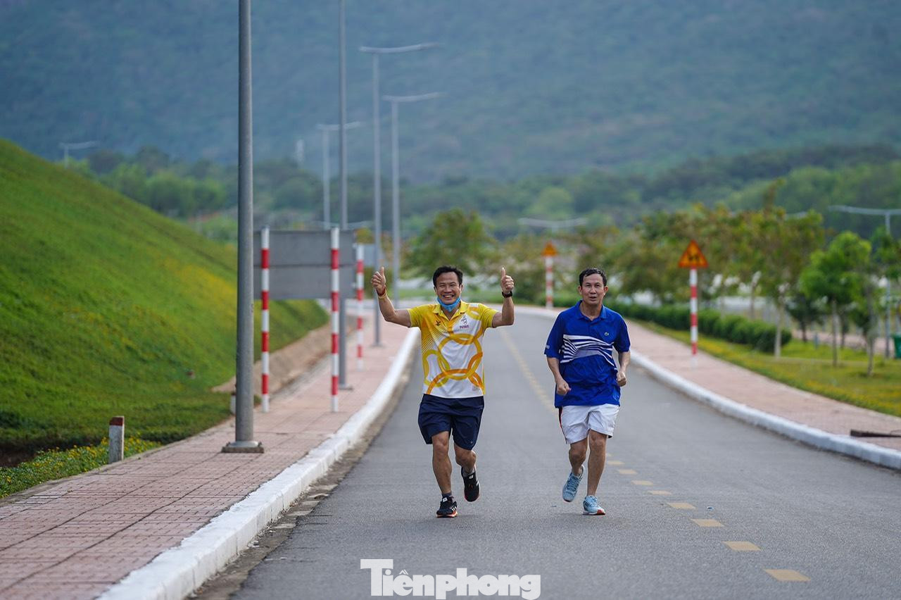 Nhiều vận động viên tham gia Tiền Phong Marathon 2022 đã ra Côn Đảo để tập chạy.