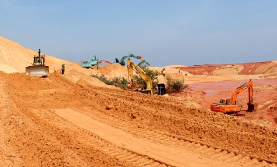 Hiện trường vụ sạt lở Hiện trường vụ sạt lở